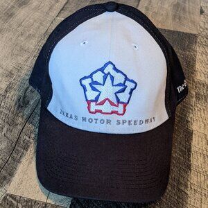 Texas Motor Speedway Hat Black White Baseball Cap Strapback